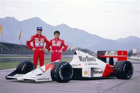 1989 Brazilian GP - Ayrton Senna and Alain Prost (McLaren-Honda ...