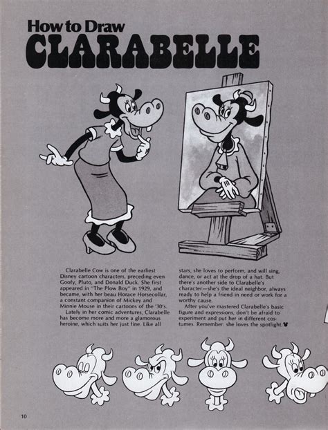 Stay Toon D Havesomedisney Nifty Clarabelle Cow Model Sheet