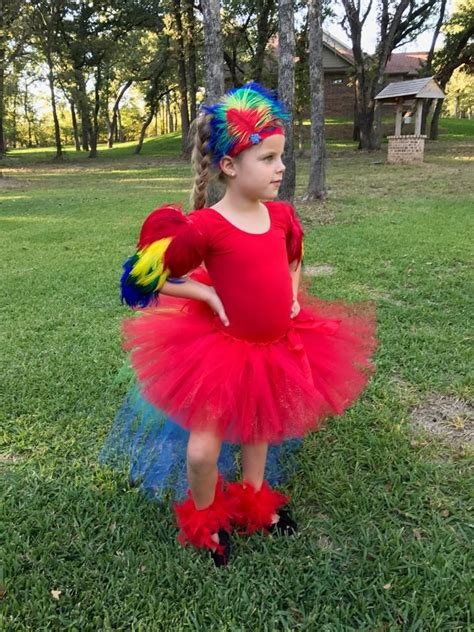 Parrot Costume Tutu Macaw Costume Parrot Tutu Halloween Etsy