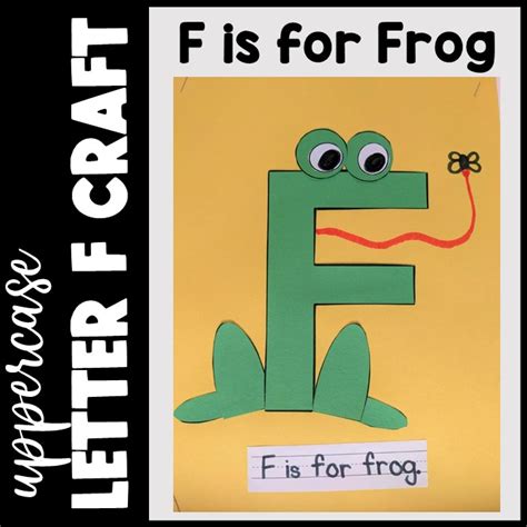 Letter F Craft F Is For Frog Printable Craft Template ABC Alphabet