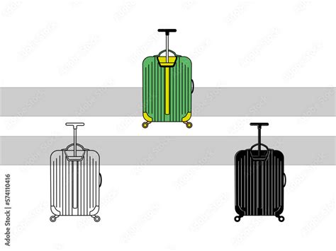 Luggage Silhouette Svg Cut File Suitcase Svg Travel Bag Svg