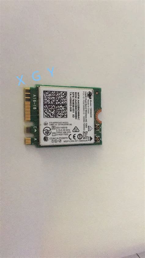 Network Cards Intel Wireless Ac Ngw Ac M Ngff Dual