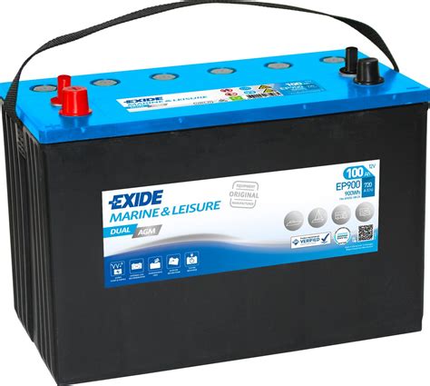 Exide EP900 DUAL AGM Leisure Marine Battery