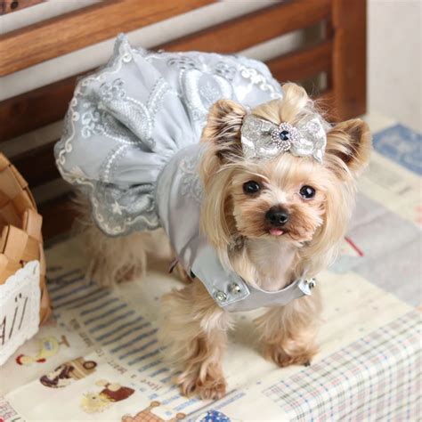 High End Luxury Dresses Wedding Princess Banquet Dog Pet Clothes