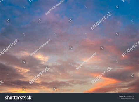 Colorful Cloud Sky On Sunset Use库存照片1028240782 Shutterstock