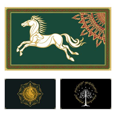 Rohan Lord Of The Rings Flag