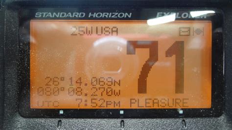 Standard Horizon Explorer Gx Gps Submersible Vhf Radio Transceiver