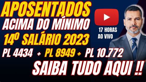 Ao Vivo Horas Aposentados Acima Do M Nimo Sal Rio Pl