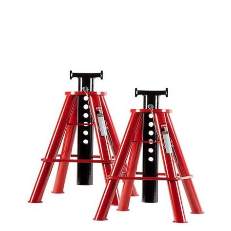 Sunex Tools Ton Medium Height Pin Type Jack Stands Pair The