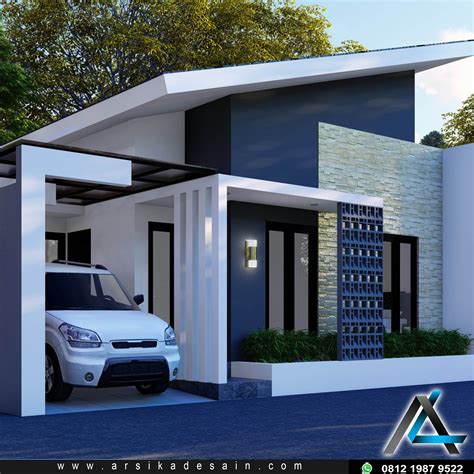 Desain Rumah Atap Sandar Homecare24
