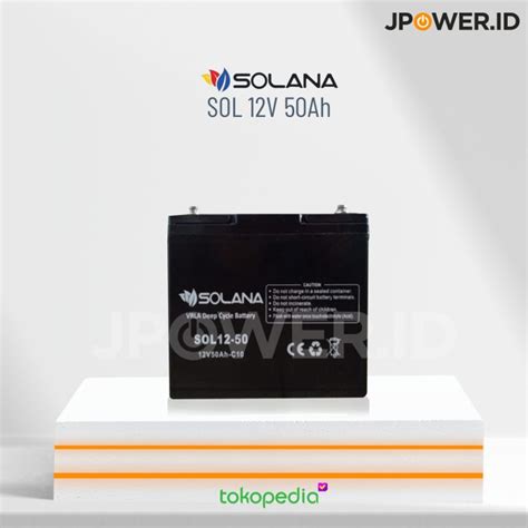 Jual Battery Vrla Baterai Accu V Ah Solana Jakarta Barat Jespro