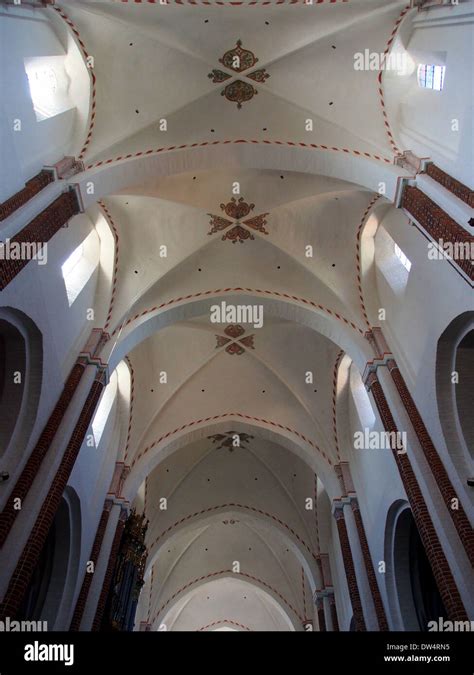 Interior of the Roskilde Cathedral Stock Photo - Alamy