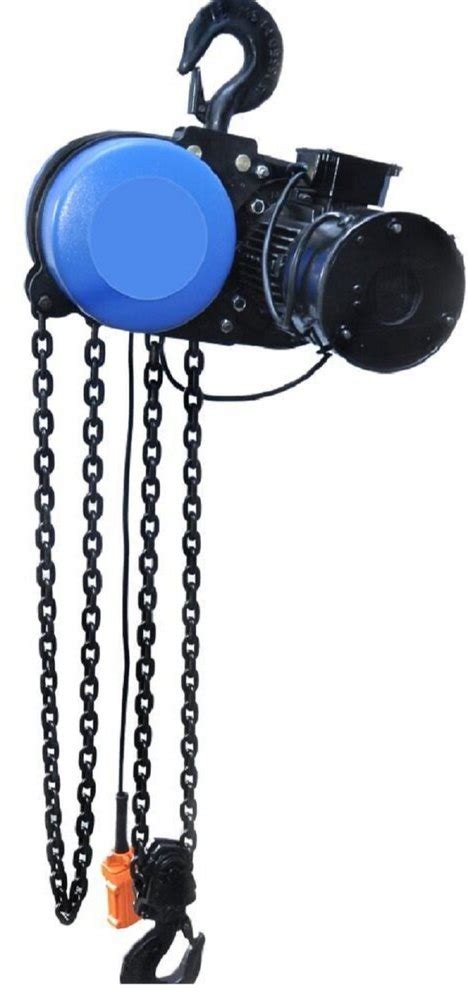 Mild Steel Electric Chain Hoist For Single Grinder Crane Capacity 1