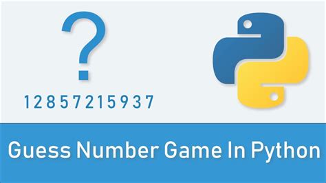 Guess Number Game In Python Code And Play Youtube