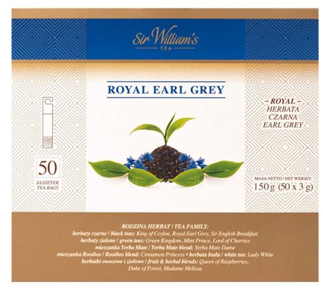 Sir William S Royal Earl Grey Herbat I Porcelana Do Parzenia Dlugich