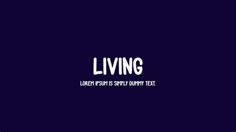 Living Font : Download Free for Desktop & Webfont