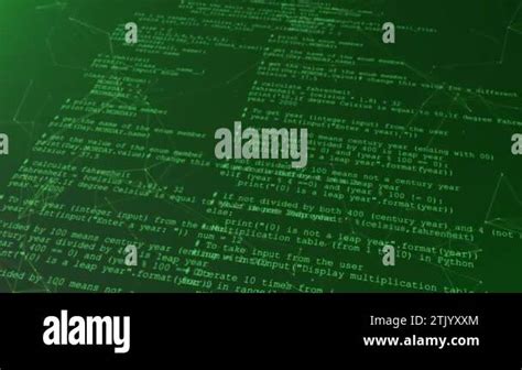 K Programming Source Scrolling Digital Code Abstract Background