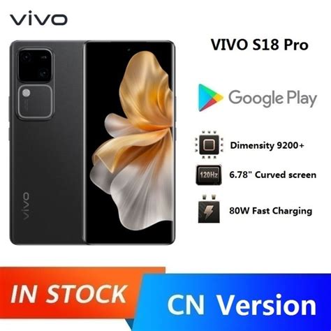 Original VIVO S18 Pro Dimensity 9200 6 78 Inch AMOLED 80W 5000mAh