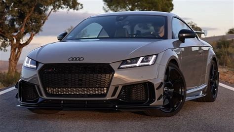 Ultra Rare Audi Tt Rs Coupe Iconic Edition Taps Into Its Artsy Side On