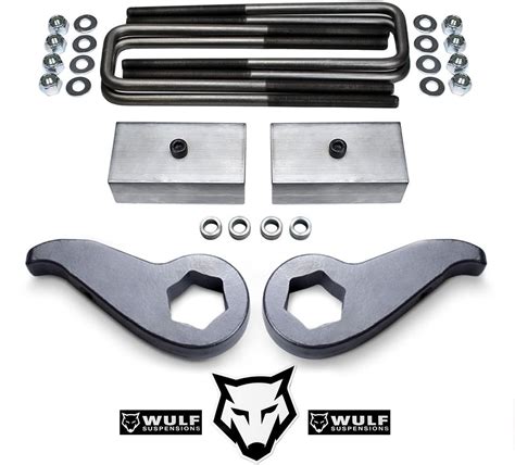 Wulf 1 3 Front 2 Rear Leveling Lift Kit With Torsion Keys