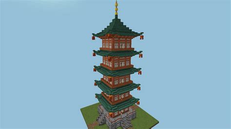 Japanese Pagoda Minecraft Map