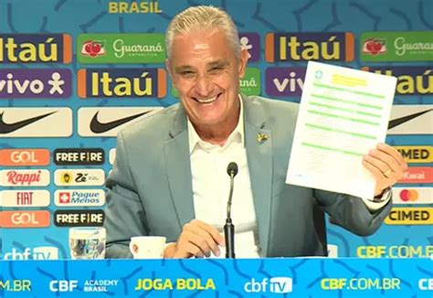 Tite apresenta os 26 convocados da Seleção Brasileira para a Copa do