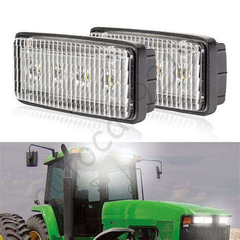 8x 20W LED Work Lights Headlights For John Deere 7210 7600 7510 6400