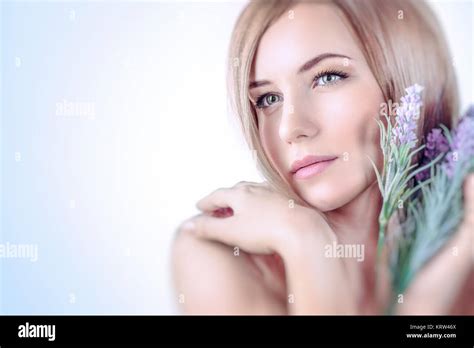 Gentle woman portrait Stock Photo - Alamy