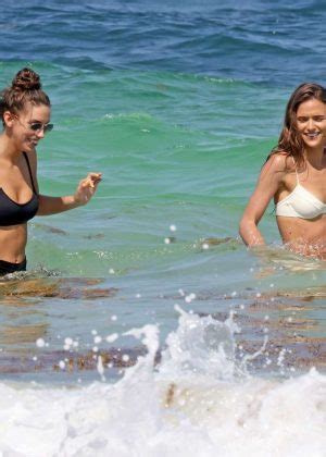 Helen Owen In White Bikini On The Beach In Tulum Gotceleb