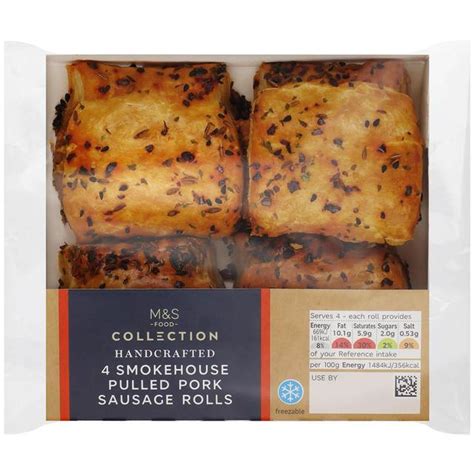 Mands Collection Pulled Pork Sausage Rolls Ocado