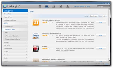 Intel AppUp 3.10.1 - Download, Review, Screenshots