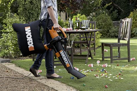 Worx Wg509 Trivac 12 Amp 3 In 1 Electric Blowermulchervacuum With Multi Stage All Metal