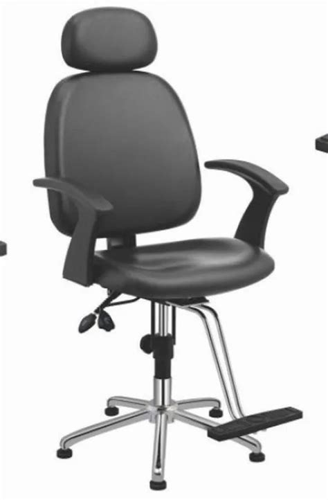 Black Stainless Steel Pa Parlour Chair For Professional Without