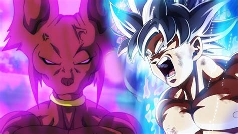 Beerus Ultra Instinct VS Mastered Ultra Instinct Goku 100 Dragon