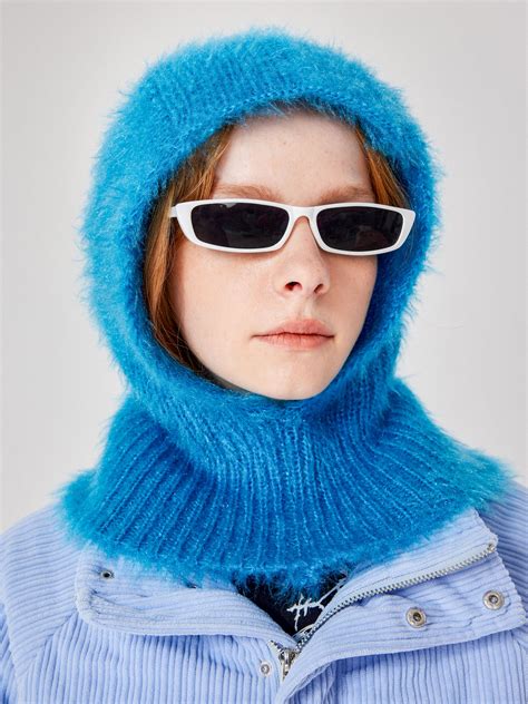 Solid Mohair Balaclava Cap For Vacation