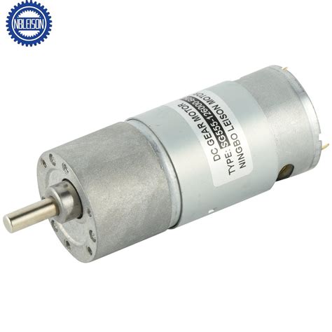 Mm V V V Rpmt A Rpm De La Caja De Engranajes De Dc Motor