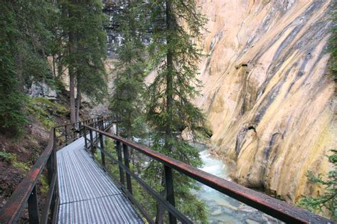 Johnston Canyon Waterfalls A Gorge Hike To Two Waterfalls