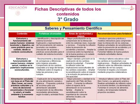 Fichas Descriptivas Grado Primaria Nem Campos Formativos