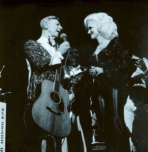 Hank Snow And Kelly Foxton Singing One Of Their Duets On The Grand Ole Opry