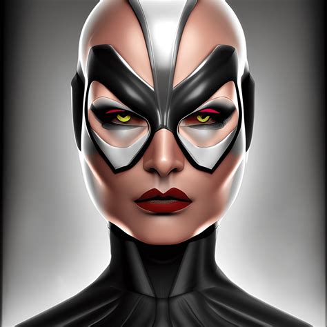 Supervillain Dark Female 3d Centered High Digital Painting · Creative