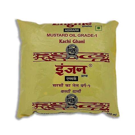 Engine Kacchi Ghani Mustard Oil Grade 1 5L Jar