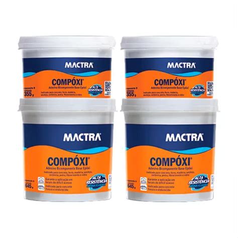 Adesivo Estrutural Epoxi Alta Resistencia 1kg Mactra Kit C 2