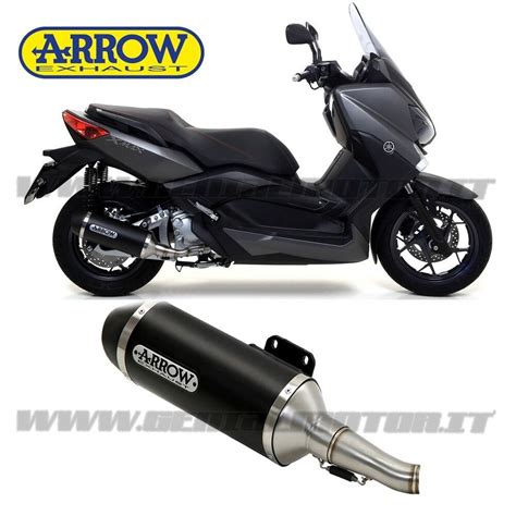 Exhaust Link Kat Kat Arrow Urban Alu B Black Yamaha X Max 250 2009