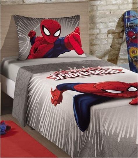 Jogo Cama Infantil Solteiro Homem Aranha Spiderman Ultimate R