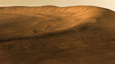 Crater In Utopia Planitia Rendered Using Autodesk Maya And Flickr