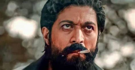 KGF Chapter 2 Teaser Yash Aka Rocky Bhai Lights His Cigarette With A