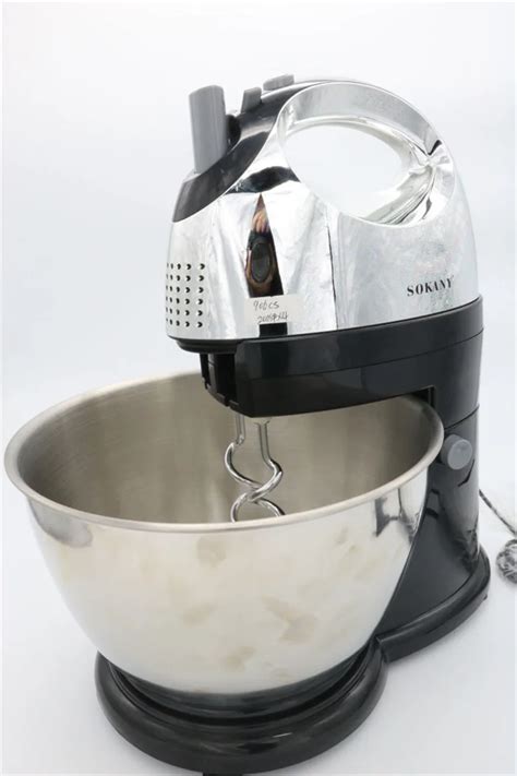 300W Electric Table Dough Mixer Handheld Egg Beater Blender For Baking