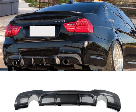 Mic Rear Bumper Diffuser Lip Compatible With 3 Ser E90 E91 M Sport 328i 335i 2005