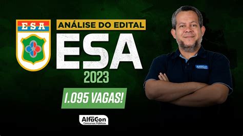 Concurso Esa Edital Aberto Vagas Alfacon Youtube