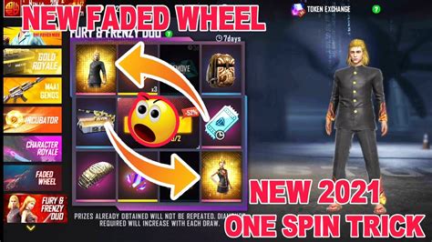 New Faded Wheel Free Fire Ll Faded Wheel Free Fire 1 Spin Trick Ll Free